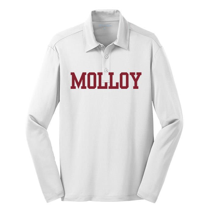 Molloy University 02 Silk Touch Performance Long Sleeve Polo