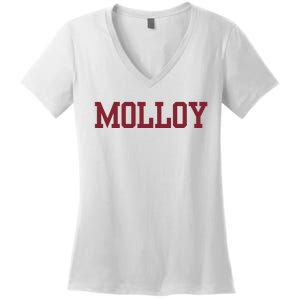 Molloy University 02 Women's V-Neck T-Shirt