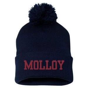 Molloy University 02 Pom Pom 12in Knit Beanie