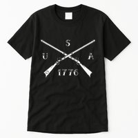 Muzzleloader Usa 1776 Flintlock Muzzleloading Rifle Tall T-Shirt