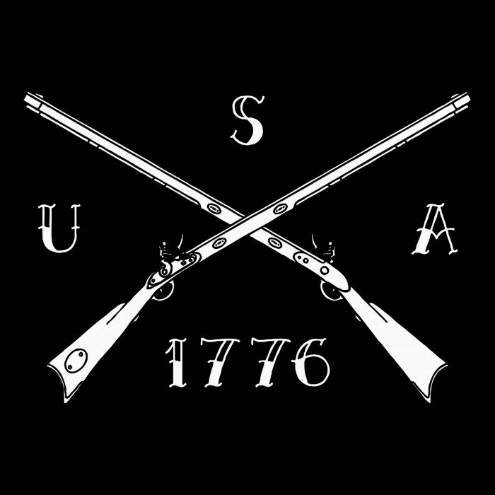 Muzzleloader Usa 1776 Flintlock Muzzleloading Rifle Flat Bill Trucker Hat