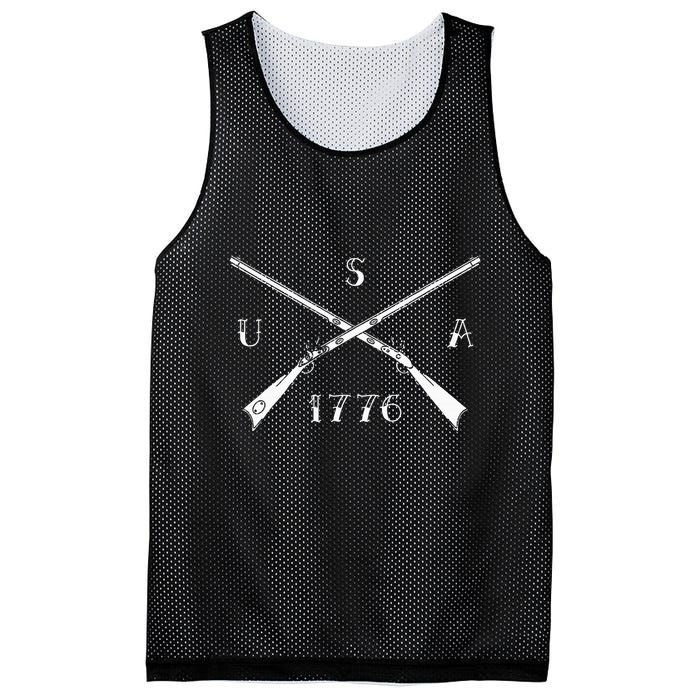 Muzzleloader Usa 1776 Flintlock Muzzleloading Rifle Mesh Reversible Basketball Jersey Tank