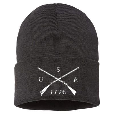 Muzzleloader Usa 1776 Flintlock Muzzleloading Rifle Sustainable Knit Beanie