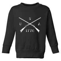 Muzzleloader Usa 1776 Flintlock Muzzleloading Rifle Toddler Sweatshirt
