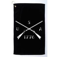 Muzzleloader Usa 1776 Flintlock Muzzleloading Rifle Golf Towel