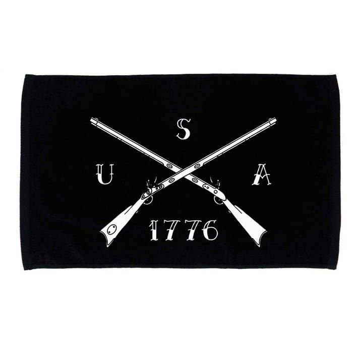 Muzzleloader Usa 1776 Flintlock Muzzleloading Rifle Microfiber Hand Towel