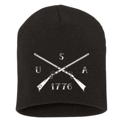 Muzzleloader Usa 1776 Flintlock Muzzleloading Rifle Short Acrylic Beanie