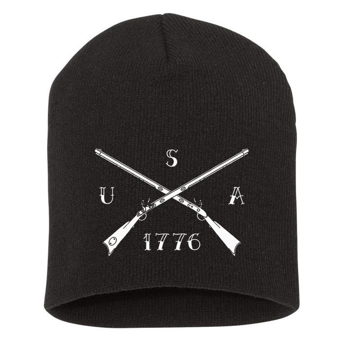 Muzzleloader Usa 1776 Flintlock Muzzleloading Rifle Short Acrylic Beanie