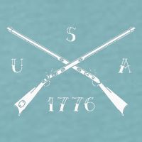 Muzzleloader Usa 1776 Flintlock Muzzleloading Rifle Sueded Cloud Jersey T-Shirt
