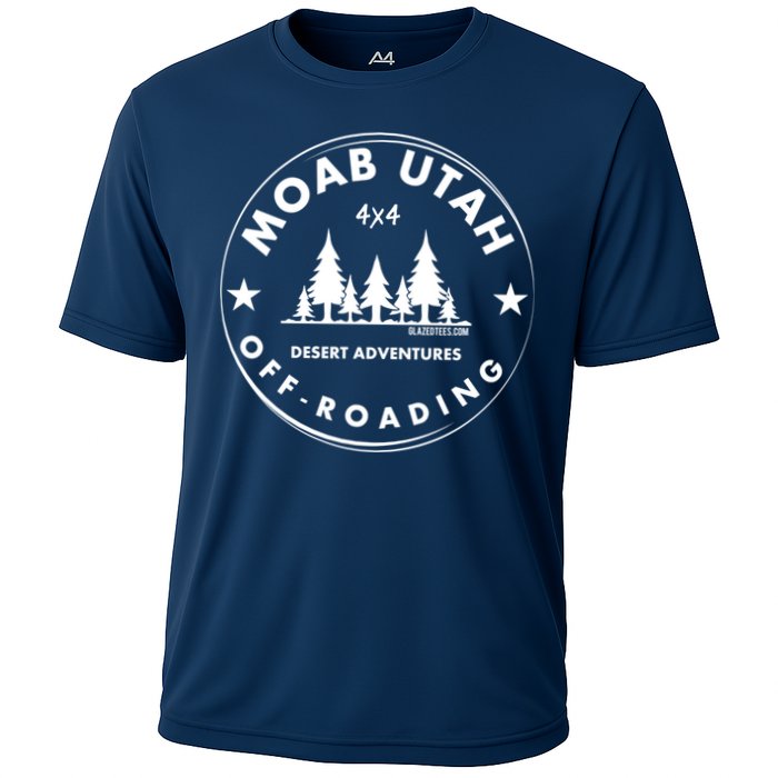 Moab Utah 4x4 Off Road Retro Adventures Cooling Performance Crew T-Shirt
