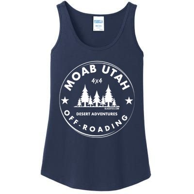 Moab Utah 4x4 Off Road Retro Adventures Ladies Essential Tank