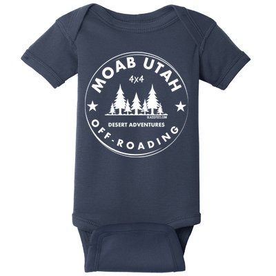 Moab Utah 4x4 Off Road Retro Adventures Baby Bodysuit