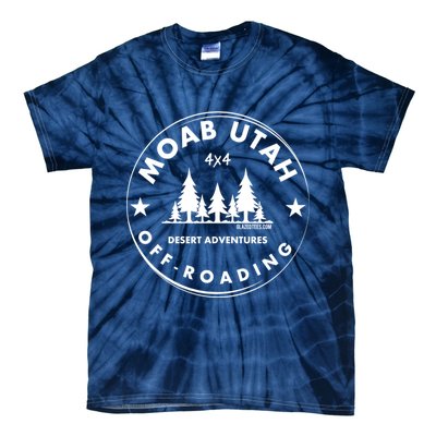 Moab Utah 4x4 Off Road Retro Adventures Tie-Dye T-Shirt