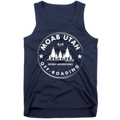 Moab Utah 4x4 Off Road Retro Adventures Tank Top