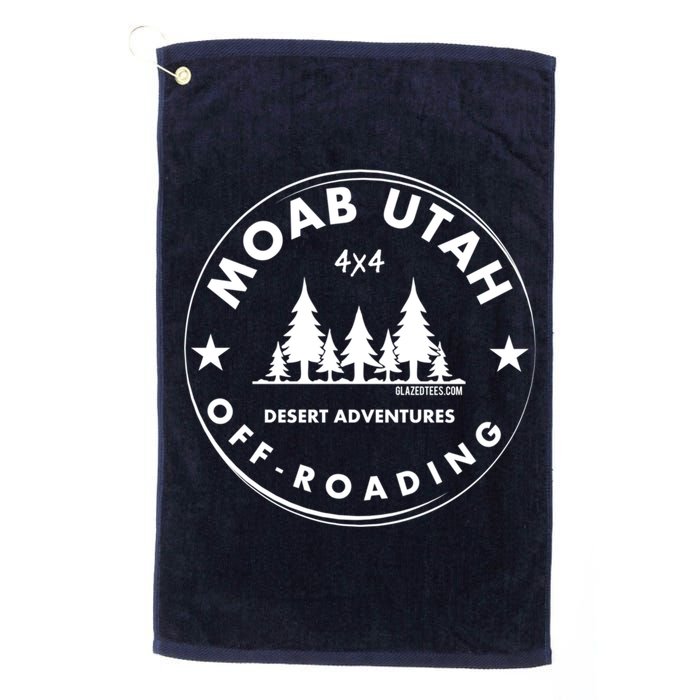 Moab Utah 4x4 Off Road Retro Adventures Golf Towel