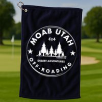Moab Utah 4x4 Off Road Retro Adventures Golf Towel