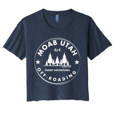 Moab Utah 4x4 Off Road Retro Adventures Crop Top