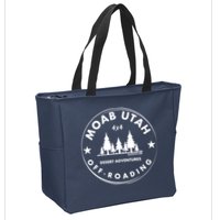 Moab Utah 4x4 Off Road Retro Adventures Zip Tote Bag