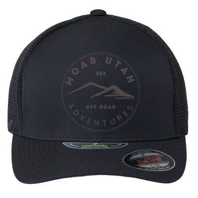 Moab Utah 4x4 Off Road Adventures Flexfit Unipanel Trucker Cap