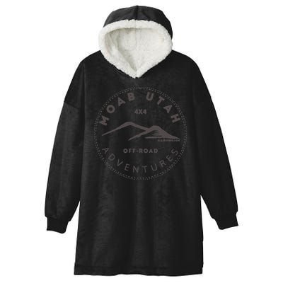 Moab Utah 4x4 Off Road Adventures Hooded Wearable Blanket