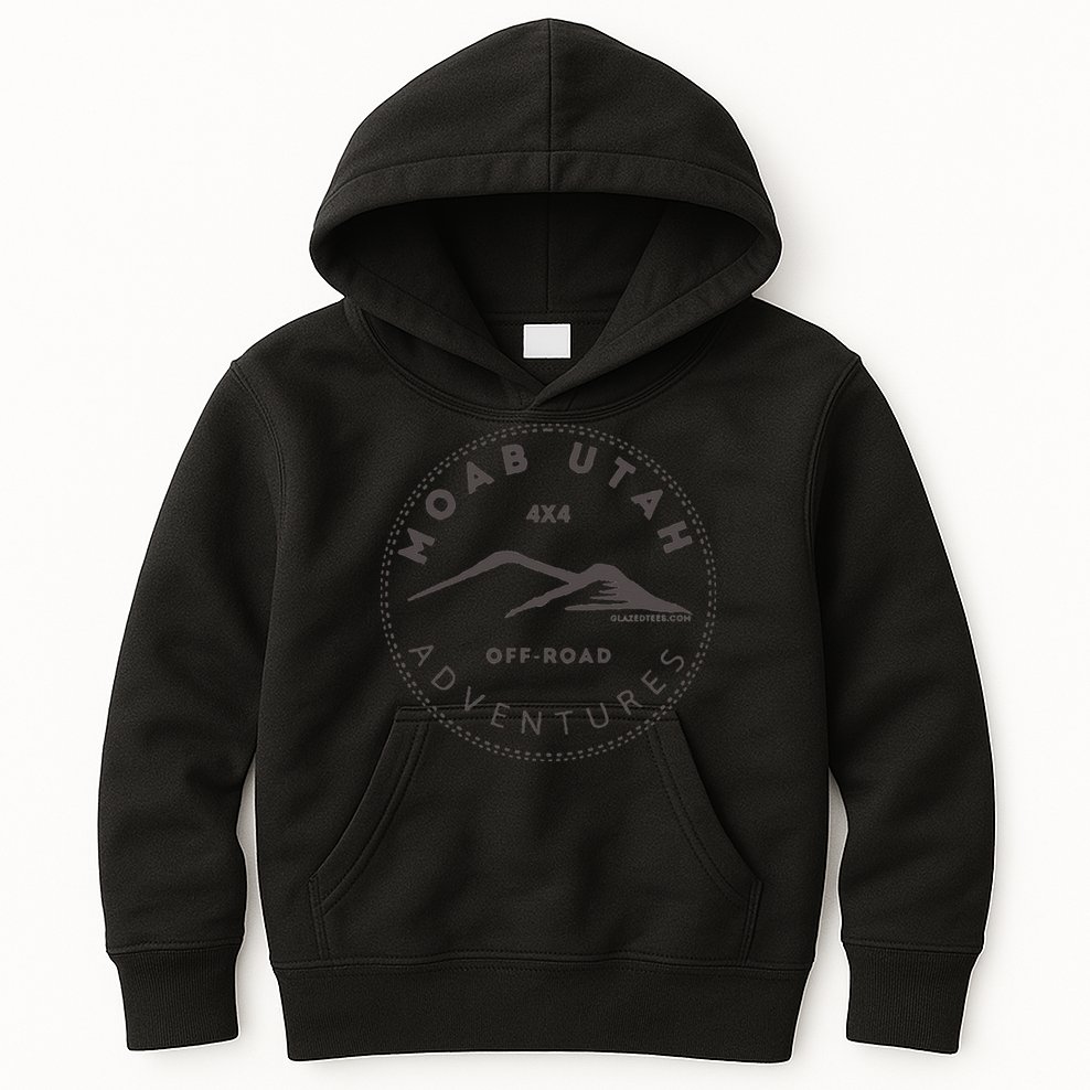 Moab Utah 4x4 Off Road Adventures Kids Hoodie