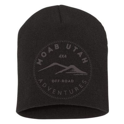 Moab Utah 4x4 Off Road Adventures Short Acrylic Beanie