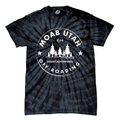 Moab Utah 4x4 Off Road Retro Adventures Tie-Dye T-Shirt