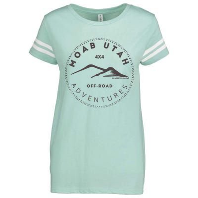 Moab Utah 4x4 Off Road Adventures Enza Ladies Jersey Football T-Shirt