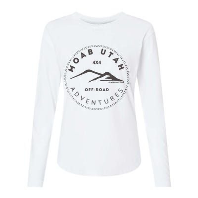 Moab Utah 4x4 Off Road Adventures Womens Cotton Relaxed Long Sleeve T-Shirt