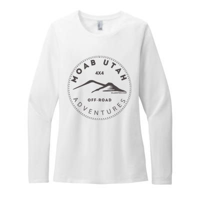 Moab Utah 4x4 Off Road Adventures Womens CVC Long Sleeve Shirt