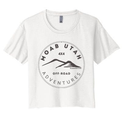 Moab Utah 4x4 Off Road Adventures Women's Crop Top Tee