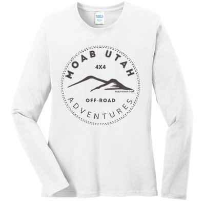 Moab Utah 4x4 Off Road Adventures Ladies Long Sleeve Shirt