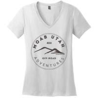 Moab Utah 4x4 Off Road Adventures Women's V-Neck T-Shirt