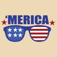 Merica USA 4th Of July Zip Tote Bag