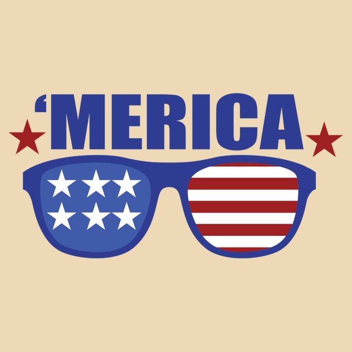 Merica USA 4th Of July Zip Tote Bag