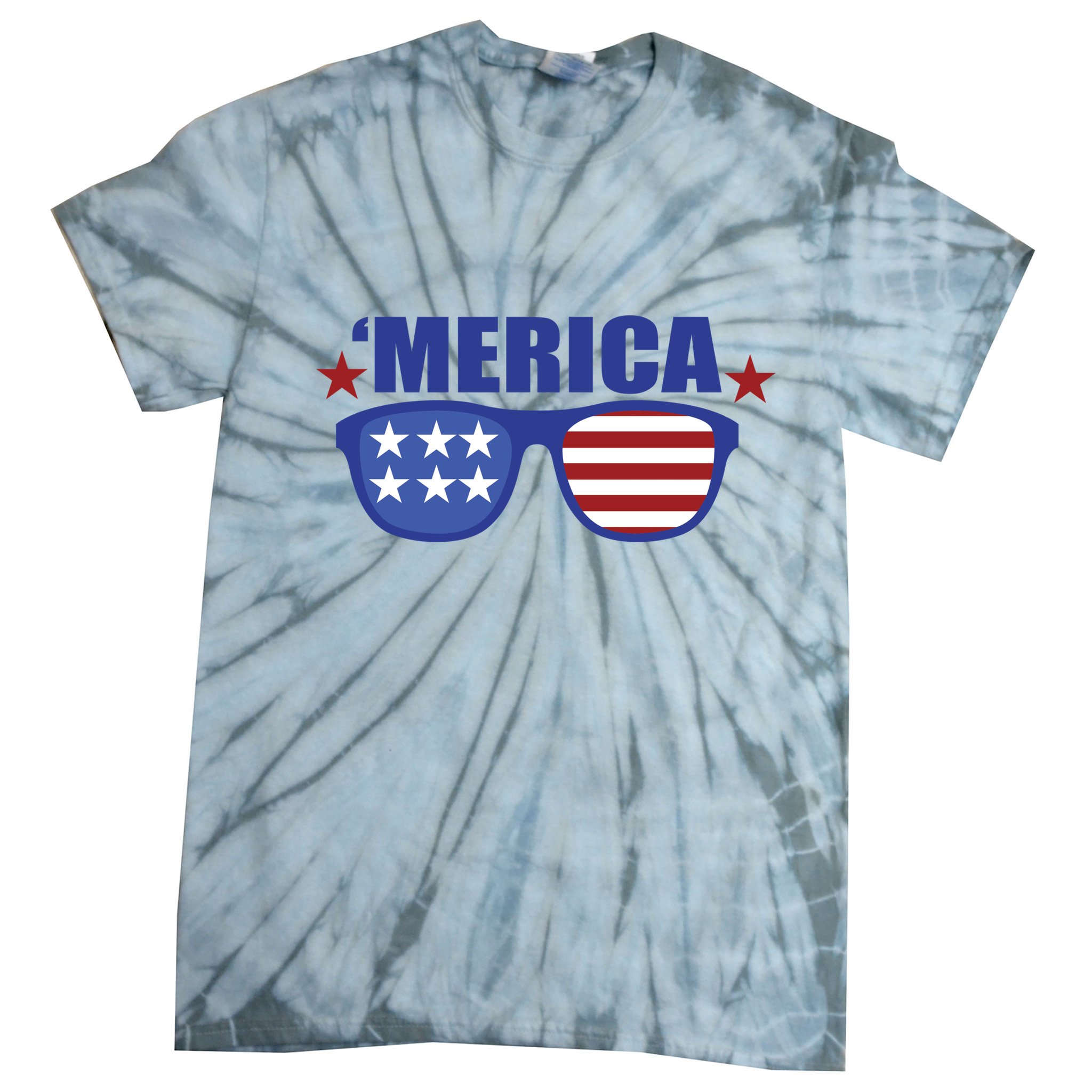 Merica USA 4th Of July Tie-Dye T-Shirt