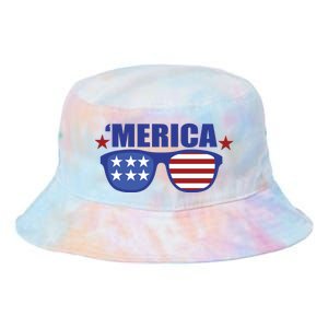 Merica USA 4th Of July Tie Dye Newport Bucket Hat