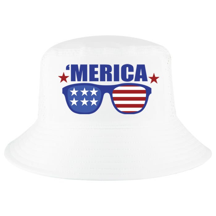 Merica USA 4th Of July Cool Comfort Performance Bucket Hat