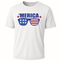 Merica USA 4th Of July Cooling Performance Crew T-Shirt