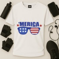 Merica USA 4th Of July Cooling Performance Crew T-Shirt