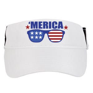 Merica USA 4th Of July Adult Drive Performance Visor