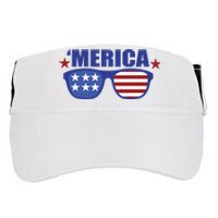 Merica USA 4th Of July Adult Drive Performance Visor