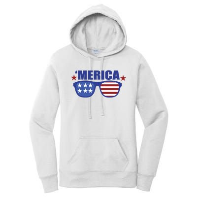 Merica USA 4th Of July Women's Pullover Hoodie