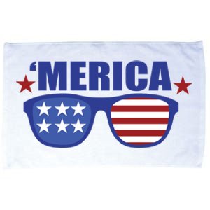 Merica USA 4th Of July Microfiber Hand Towel