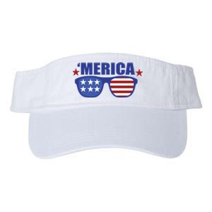 Merica USA 4th Of July Valucap Bio-Washed Visor