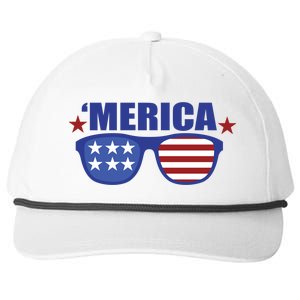 Merica USA 4th Of July Snapback Five-Panel Rope Hat