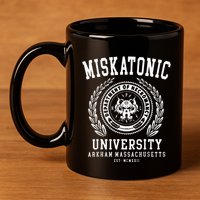Miskatonic University Arkham East Massachusetts Wcmxkll 11oz C Handle Ceramic Mug