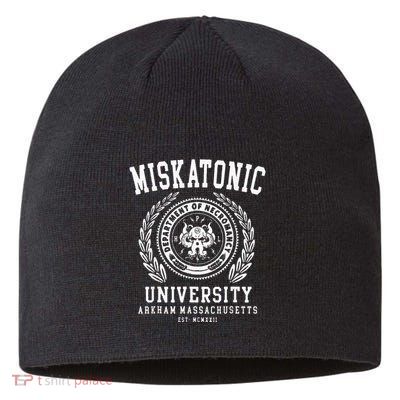 Miskatonic University Arkham East Massachusetts Wcmxkll Sustainable Beanie