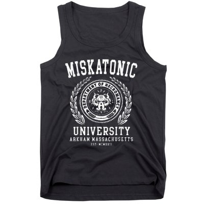 Miskatonic University Arkham East Massachusetts Wcmxkll Tank Top