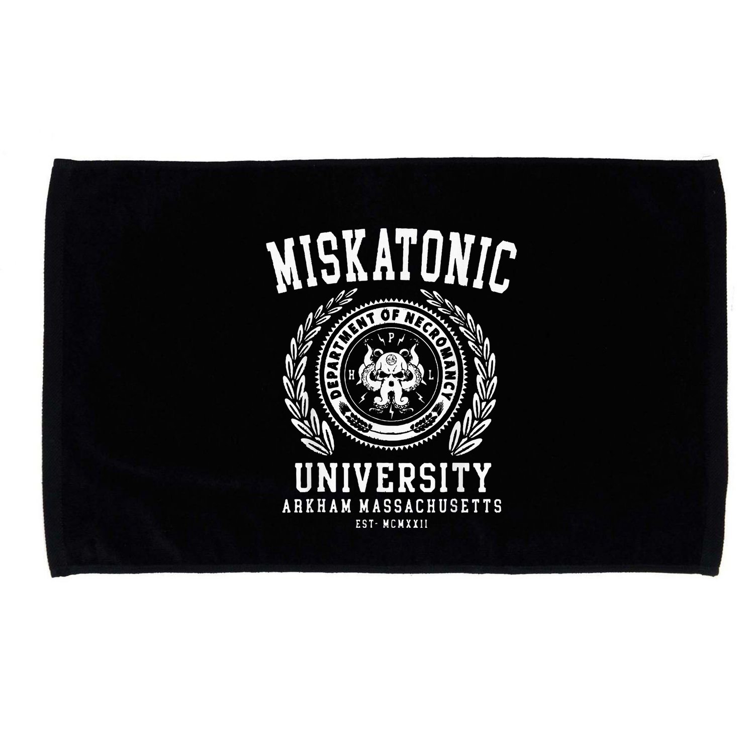 Miskatonic University Arkham East Massachusetts Wcmxkll Microfiber Hand Towel